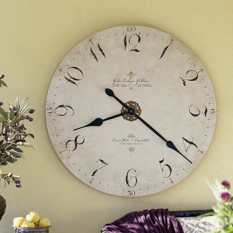 Howard Miller Enrico Fulvi Wood Wall Clock & Reviews | Wayfair